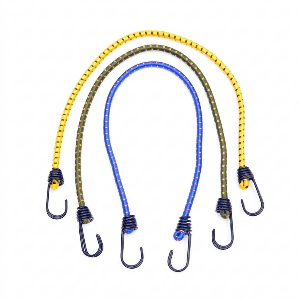 Outdoor Camping Extension Cord - 60cm Bungee Cord Elastic Rubber With