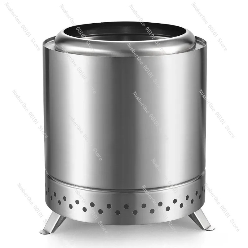 Outdoor Camping Wood Burning Stove - Outdoor Smokeless Wood-burning Stainless Steel Campfire