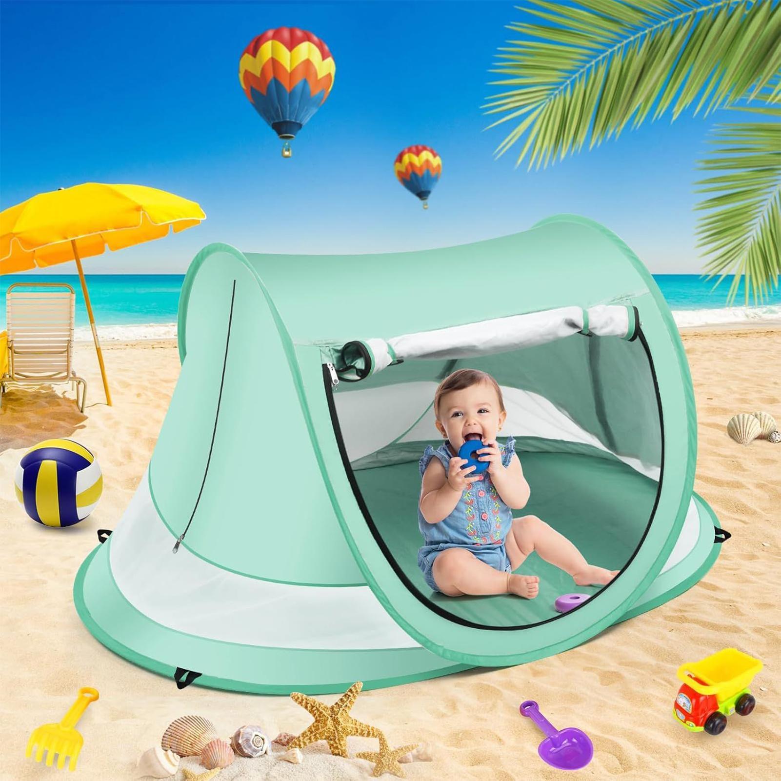 Outdoor Camping Automatic Quick Opening Tent - Toddler Beach Tent Outdoor Baby Shade