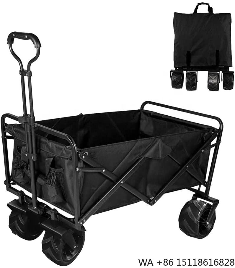 Outdoor Camping Wagon - New Large Capacity Big Wheels Brakes