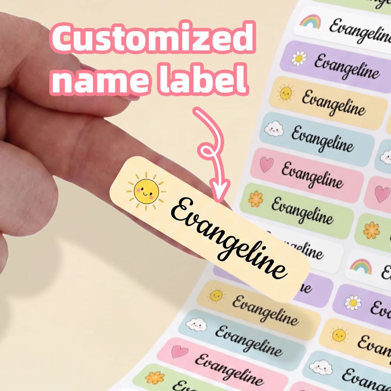 Outdoor Camping Water Tank - 1-220PCS Custom Personalized Name Stickers, Waterproof