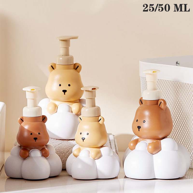Bear Canister - Cartoon Cloud Bear Foaming Soap Dispenser