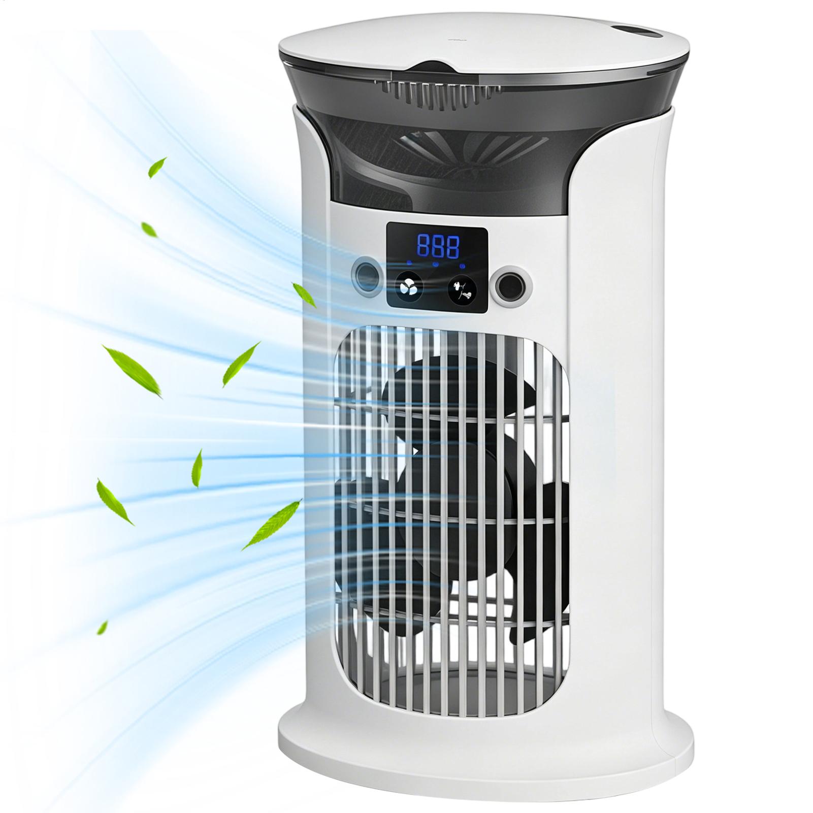 Outdoor Camping Kitchen - Portable Adjustable Standing Desk Fan with