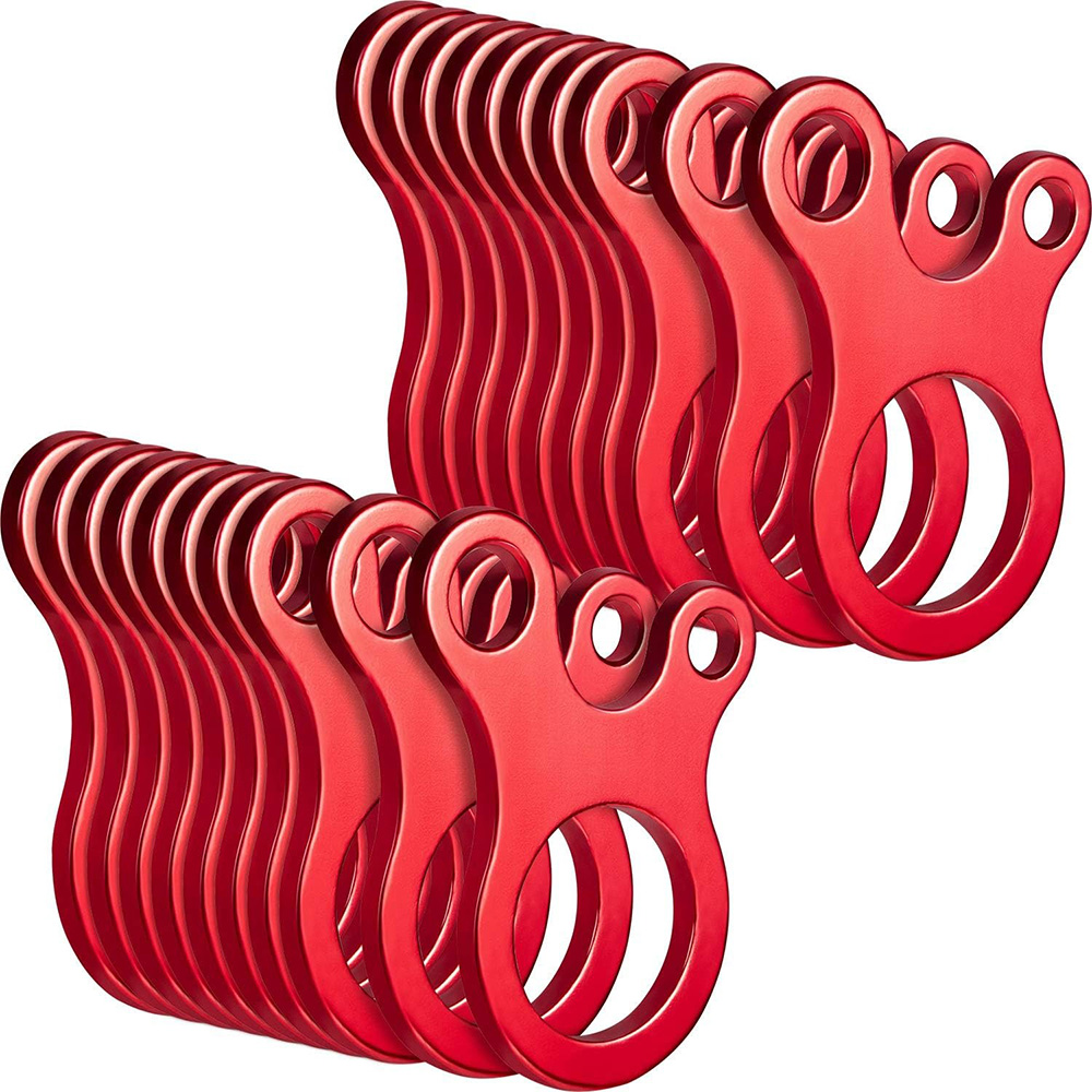Outdoor Camping Extension Cord - 5/20pcs Tent Rope Buckles 3 Hole