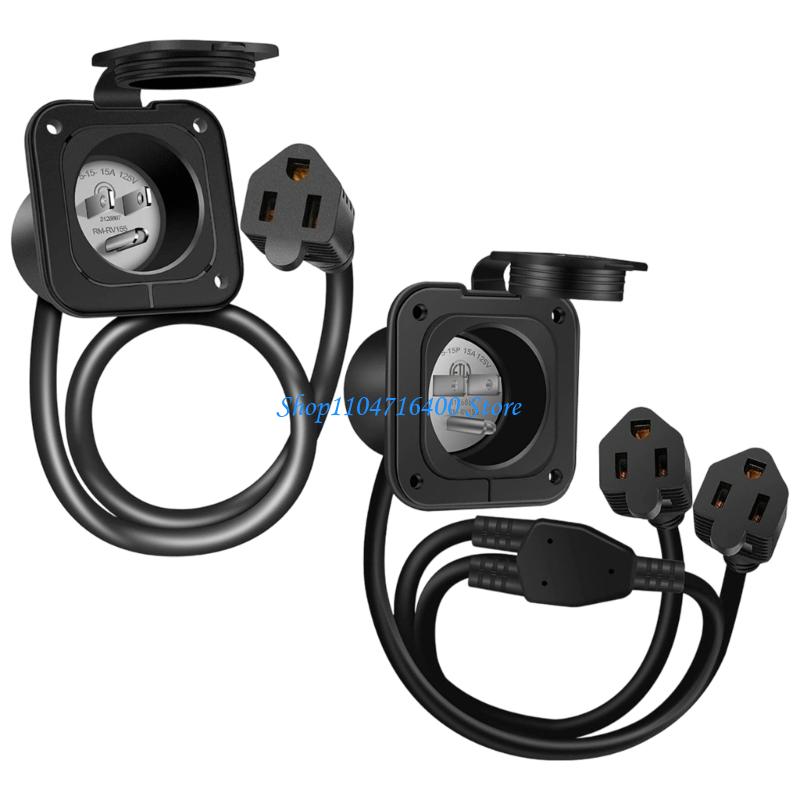 Outdoor Camping Extension Cord - y1gd Waterproof Outlet Extension Cord Weatherproof