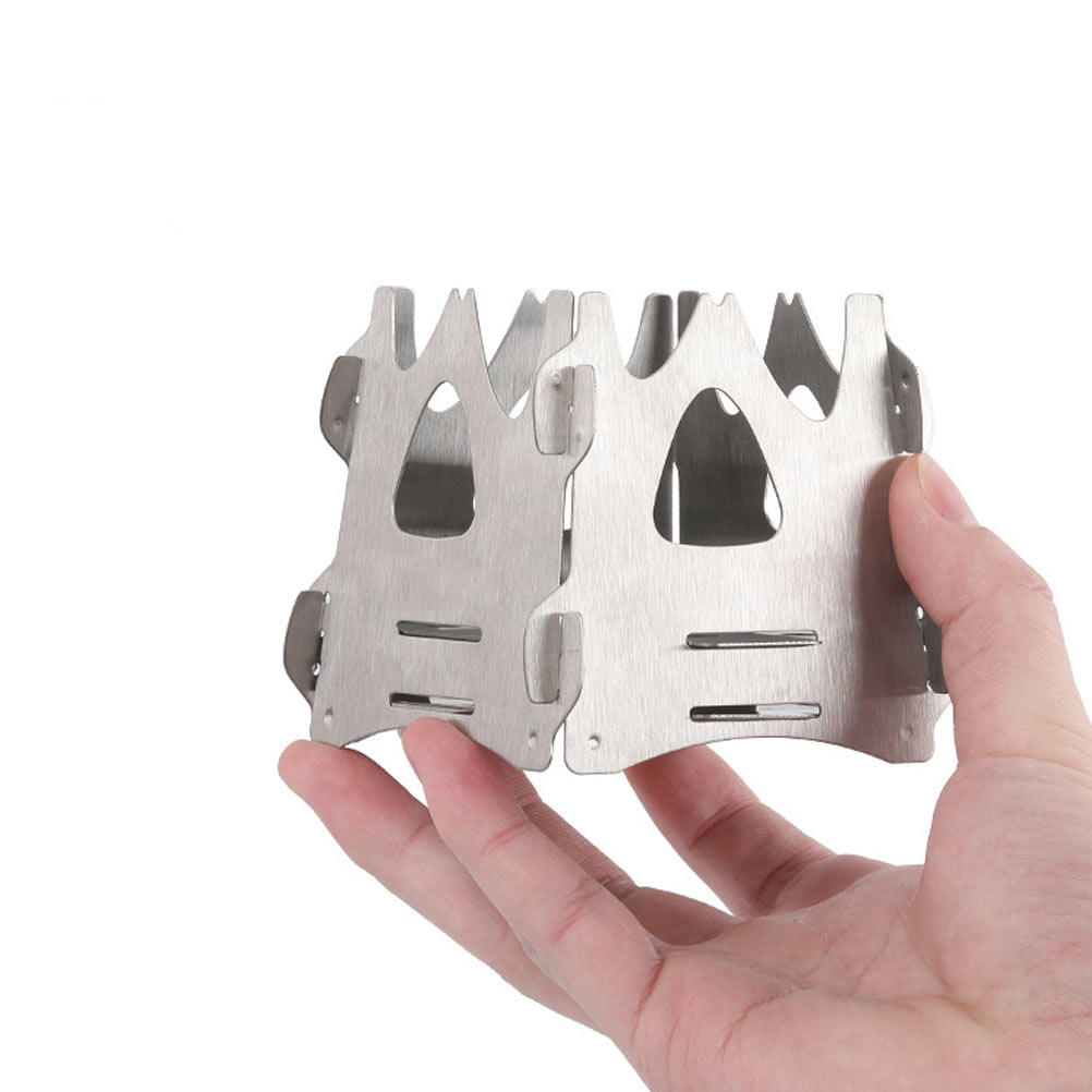 Outdoor Camping Wood Burning Stove - Portable Stainless Steel Wood Burning Stove