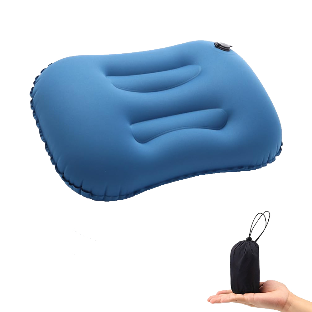 Camp Pillow Compressible - Portable Inflatable Camping Pillow Compressible Camp