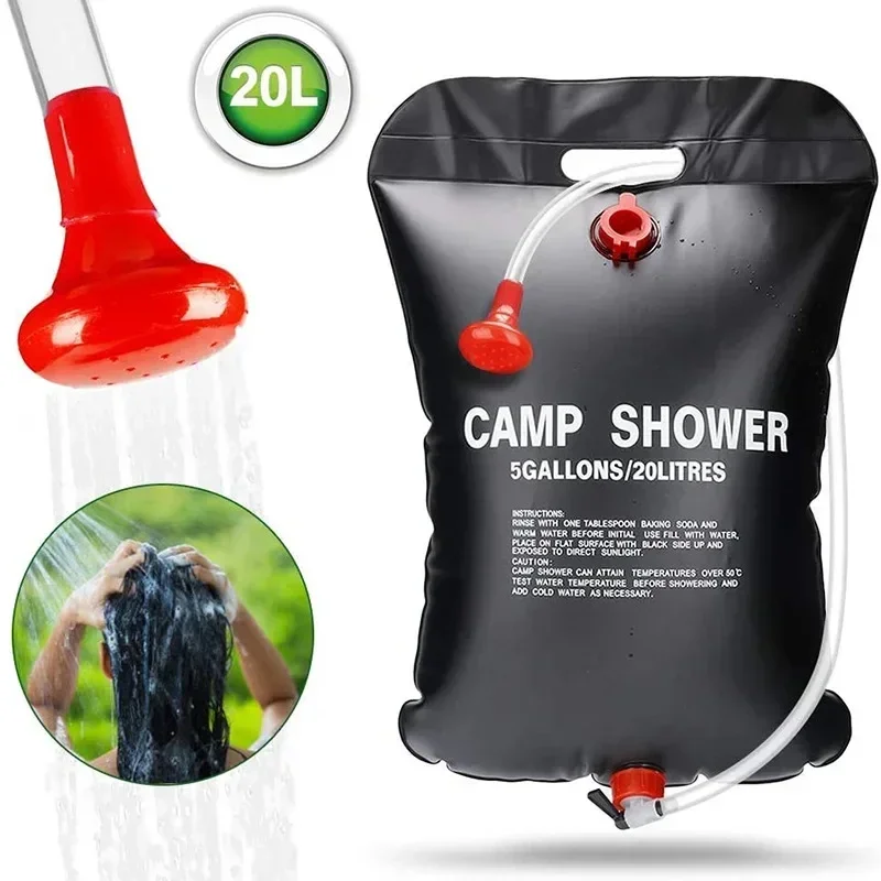 Outdoor Camping Heater - Large Capacity 20L Outdoor Shower Bag