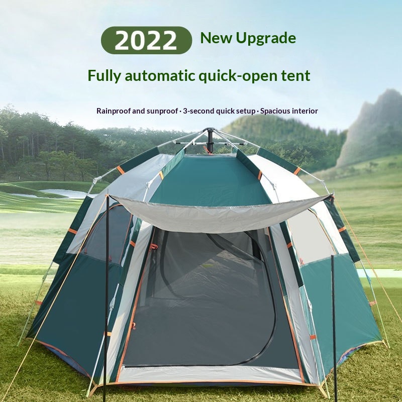 Outdoor Camping Automatic Quick Opening Tent - Automatic Thickened Outdoor Camping Tent Portable