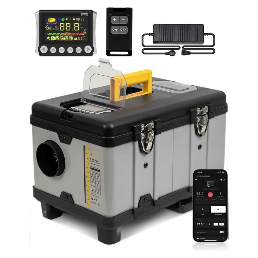 Outdoor Camping Heater - All In One 12V 220V 5KW