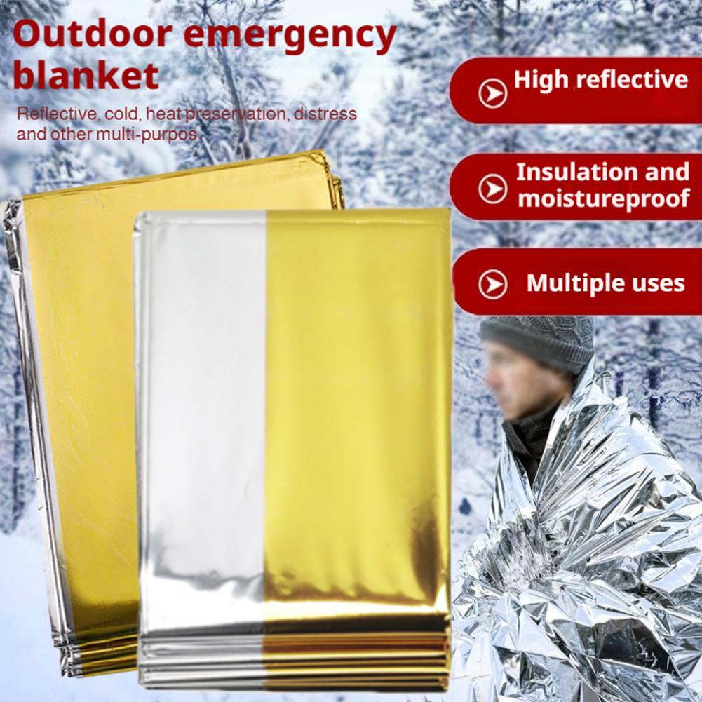Emergency Mylar Blanket - Hypothermia Rescue First Aid Camp Keep