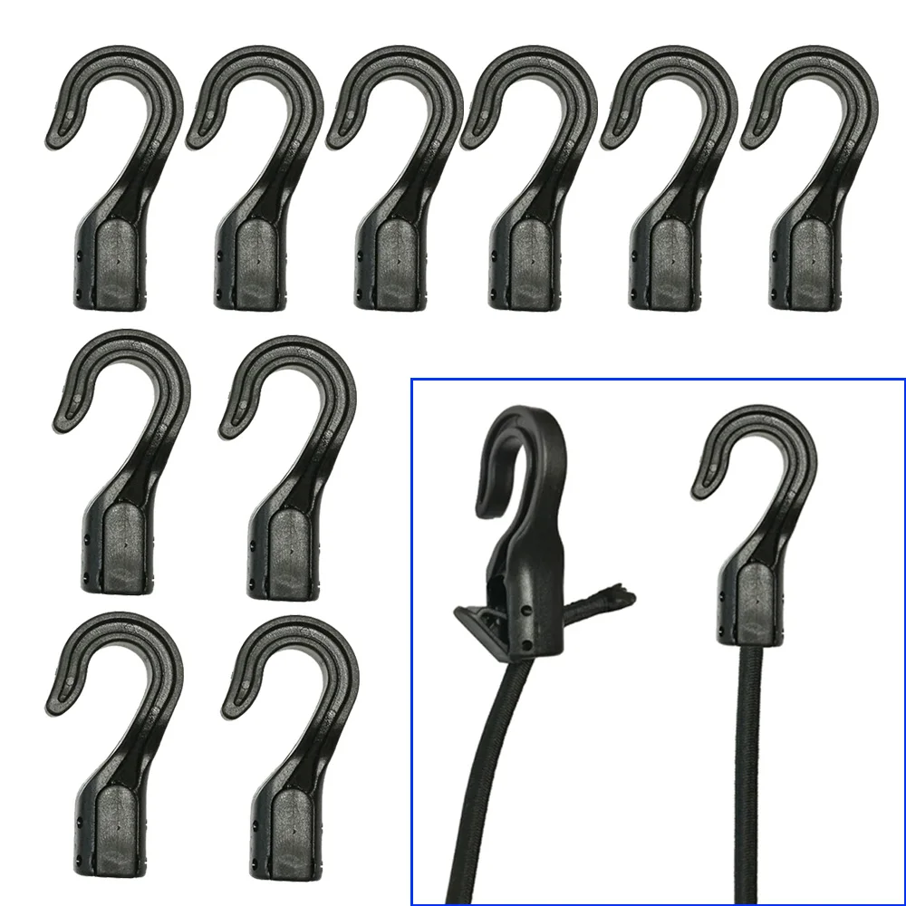 Outdoor Camping Extension Cord - 10 20PC Open End Cord Hooks