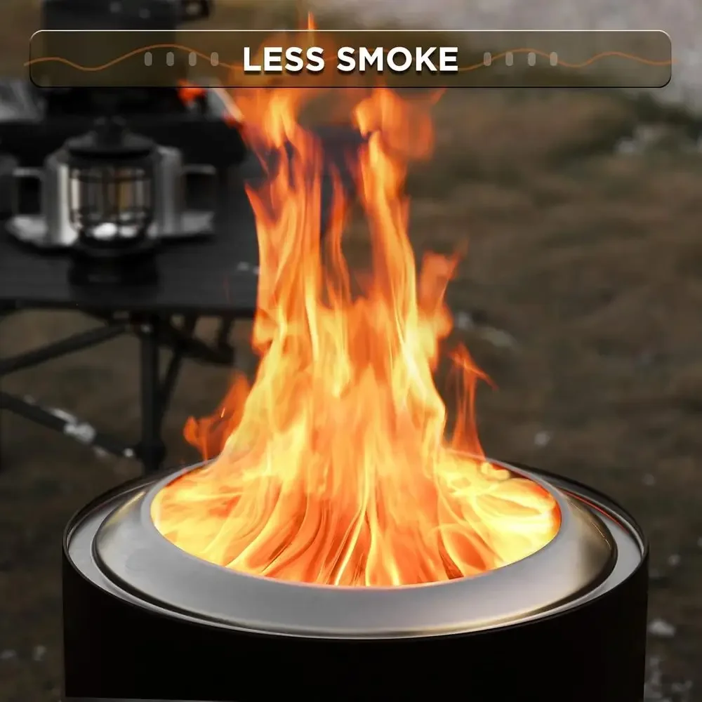 19 Inch Portable Outdoor Wood  - Outdoor Camping Wood Burning Stove ulasan dan harga