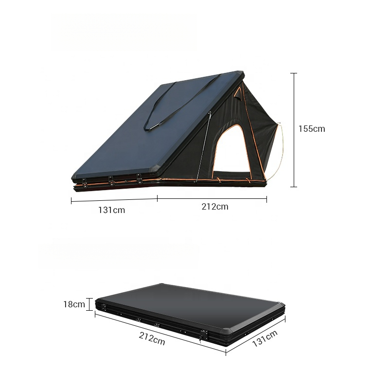 Hard Car Roof Top Tent 2 Peopl - Outdoor Camping Automatic Quick Opening Tent ulasan dan harga