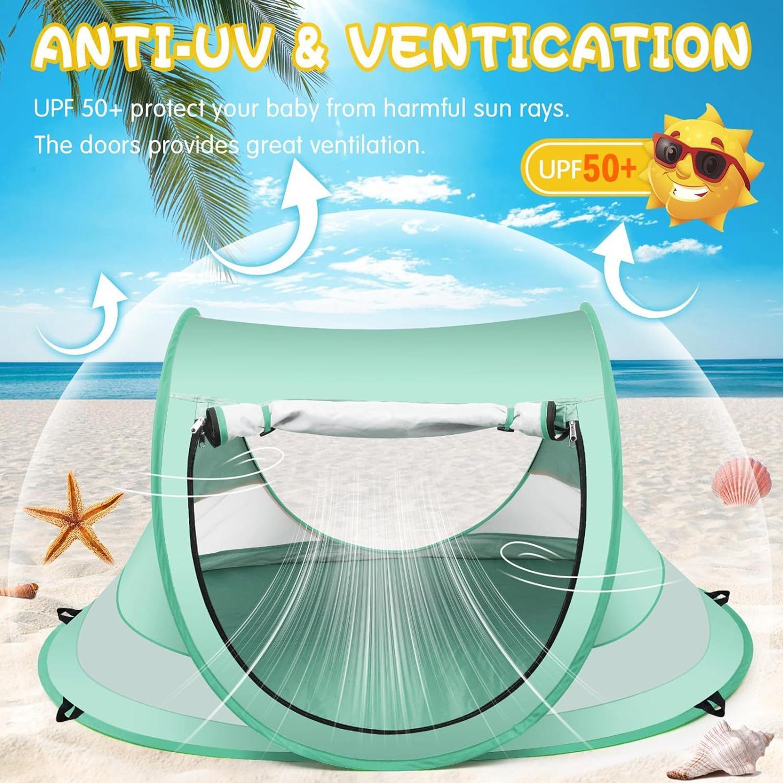Toddler Beach Tent Outdoor Bab - Outdoor Camping Automatic Quick Opening Tent ulasan dan harga