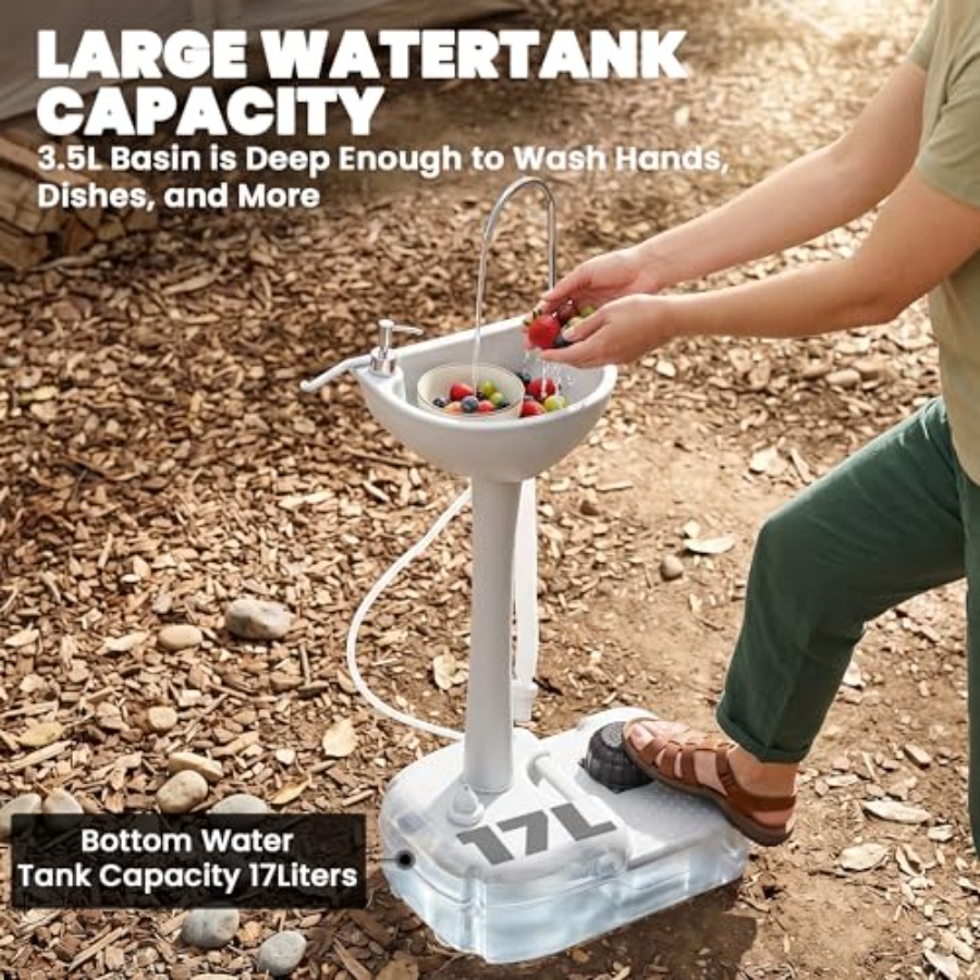 Portable camping sink for RV a - Outdoor Camping ulasan dan harga