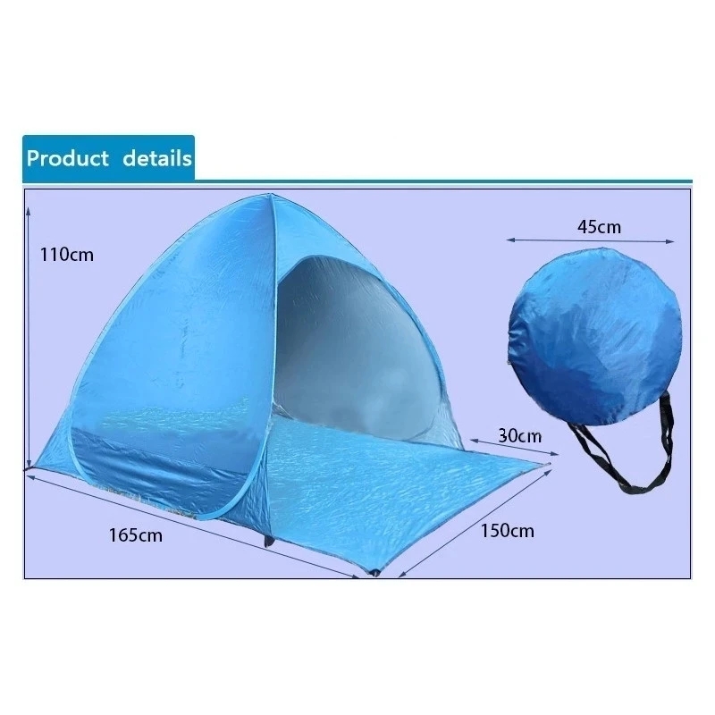 Quick Automatic Opening Beach  - Outdoor Camping Automatic Quick Opening Tent ulasan dan harga