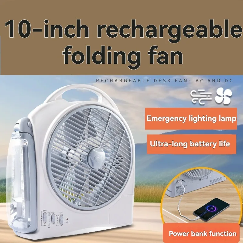 Portable 10inch Energy Saving  - Outdoor Camping Fan ulasan dan harga