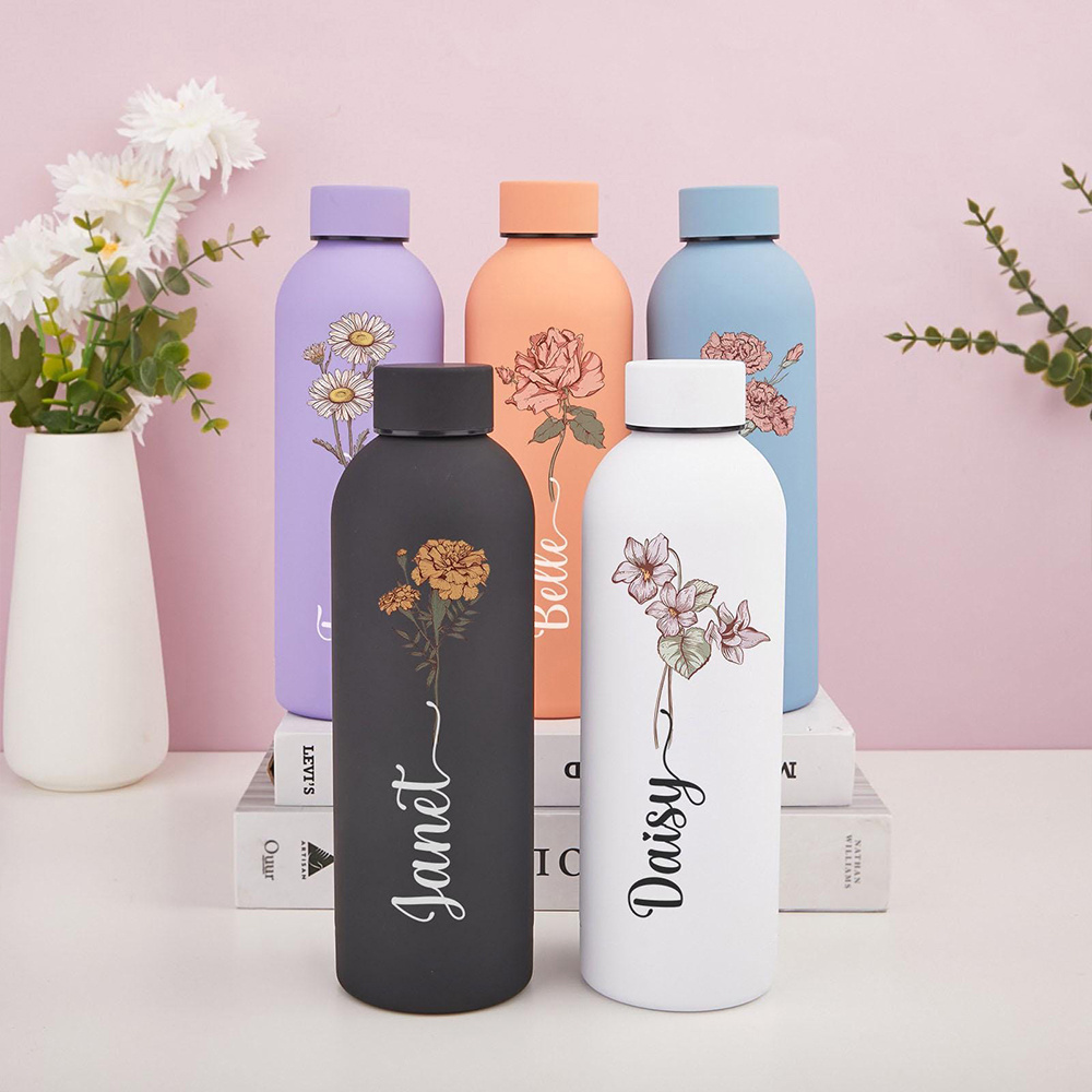 Customized Floral Water Bottle - Outdoor Camping Direct ulasan dan harga