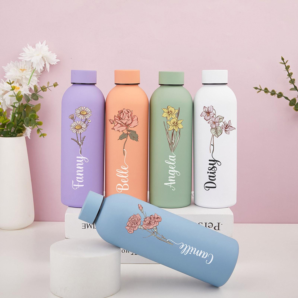 Customized Floral Water Bottle - Outdoor Camping Direct ulasan dan harga