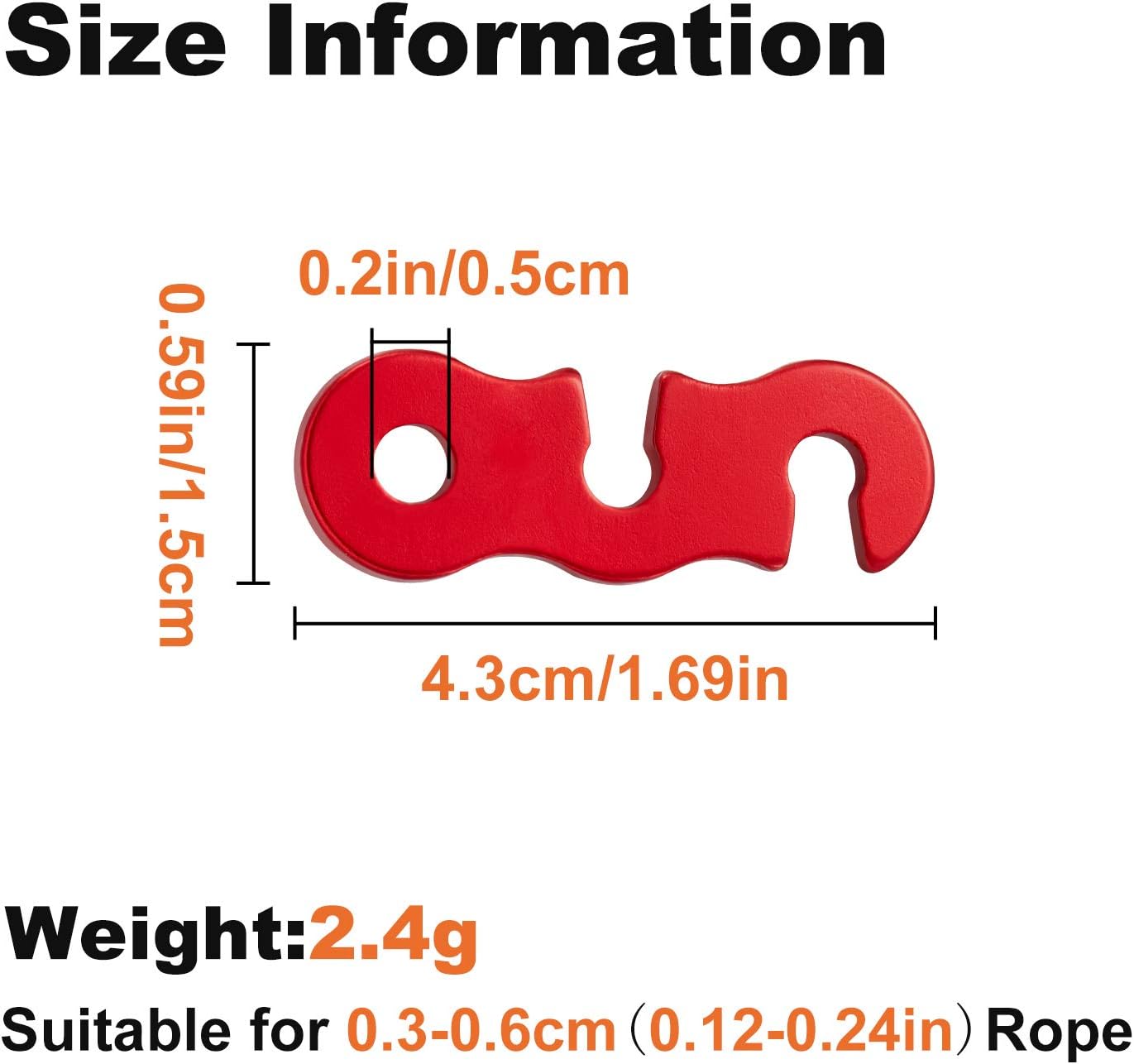 20Pcs Aluminum Alloy Tent Guyl - Outdoor Camping Extension Cord ulasan dan harga