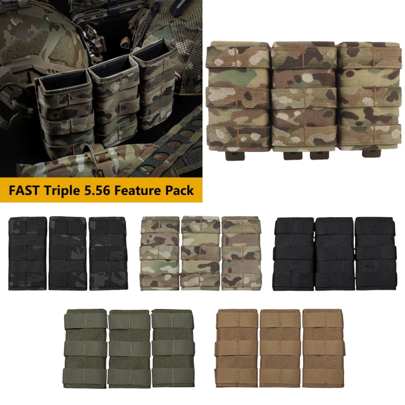 MOLLE-Compatible Triple Magazi - Outdoor Camping Magazine ulasan dan harga