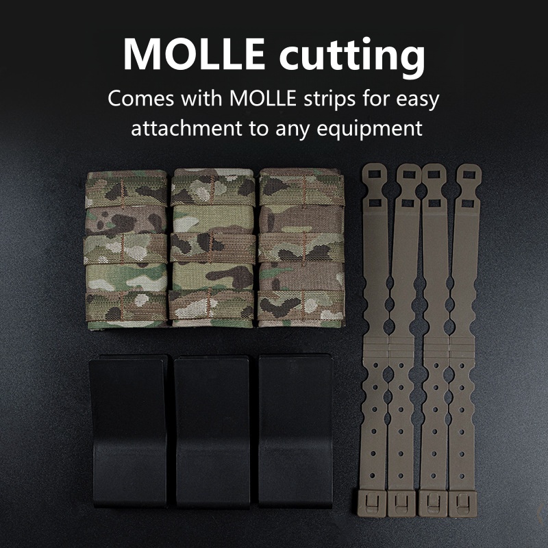 MOLLE-Compatible Triple Magazi - Outdoor Camping Magazine ulasan dan harga
