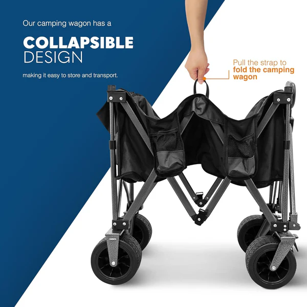 Collapsible Camping Wagon Port - Outdoor Camping Wagon ulasan dan harga
