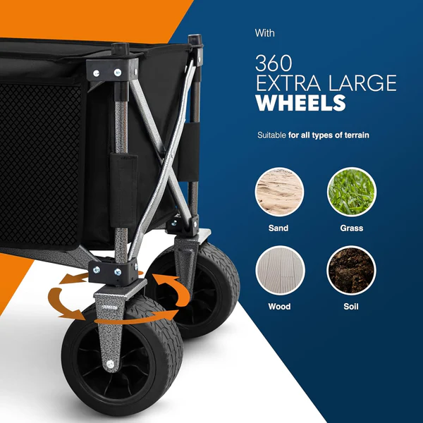 Collapsible Camping Wagon Port - Outdoor Camping Wagon ulasan dan harga