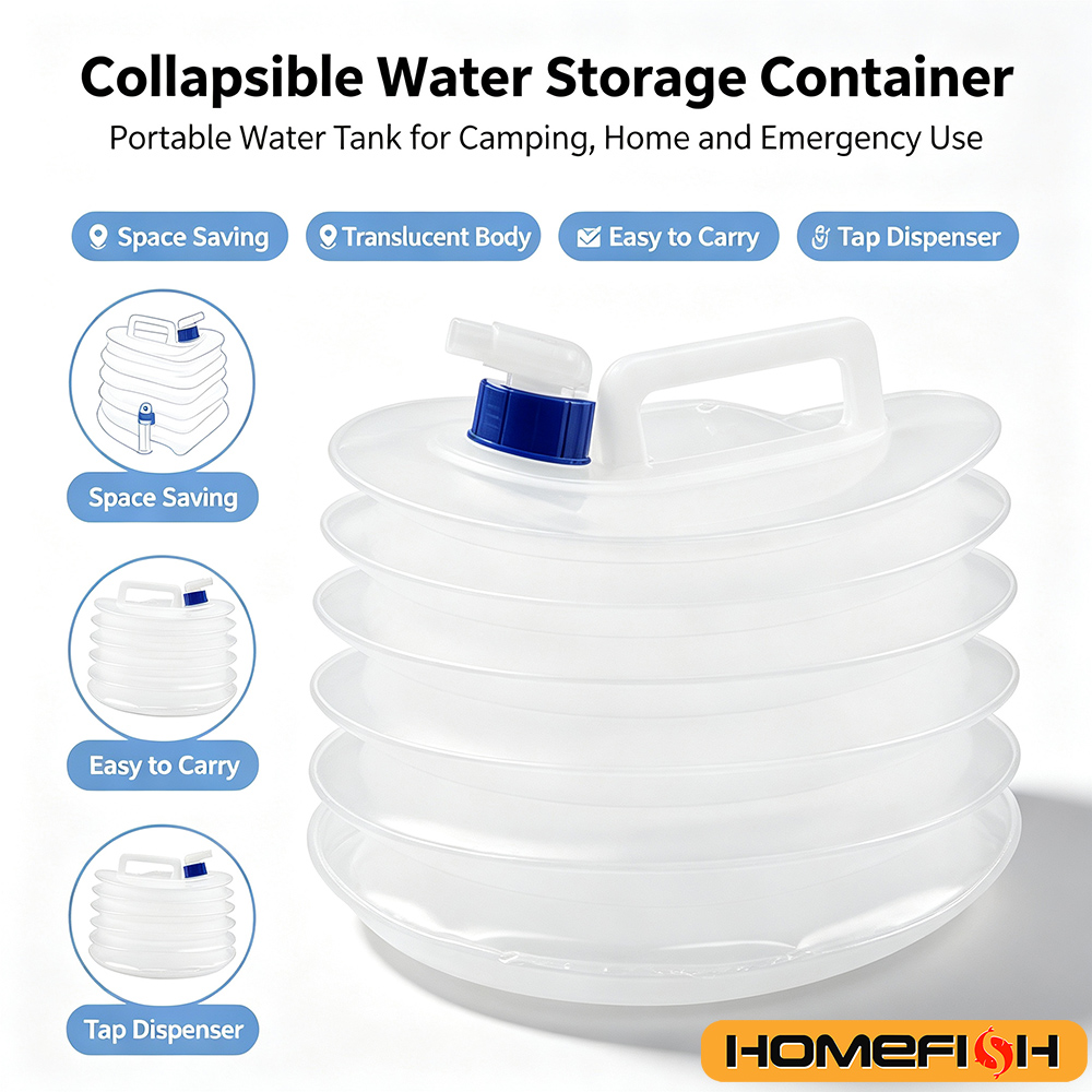 Portable Collapsible Water Sto - Outdoor Camping Water Tank ulasan dan harga