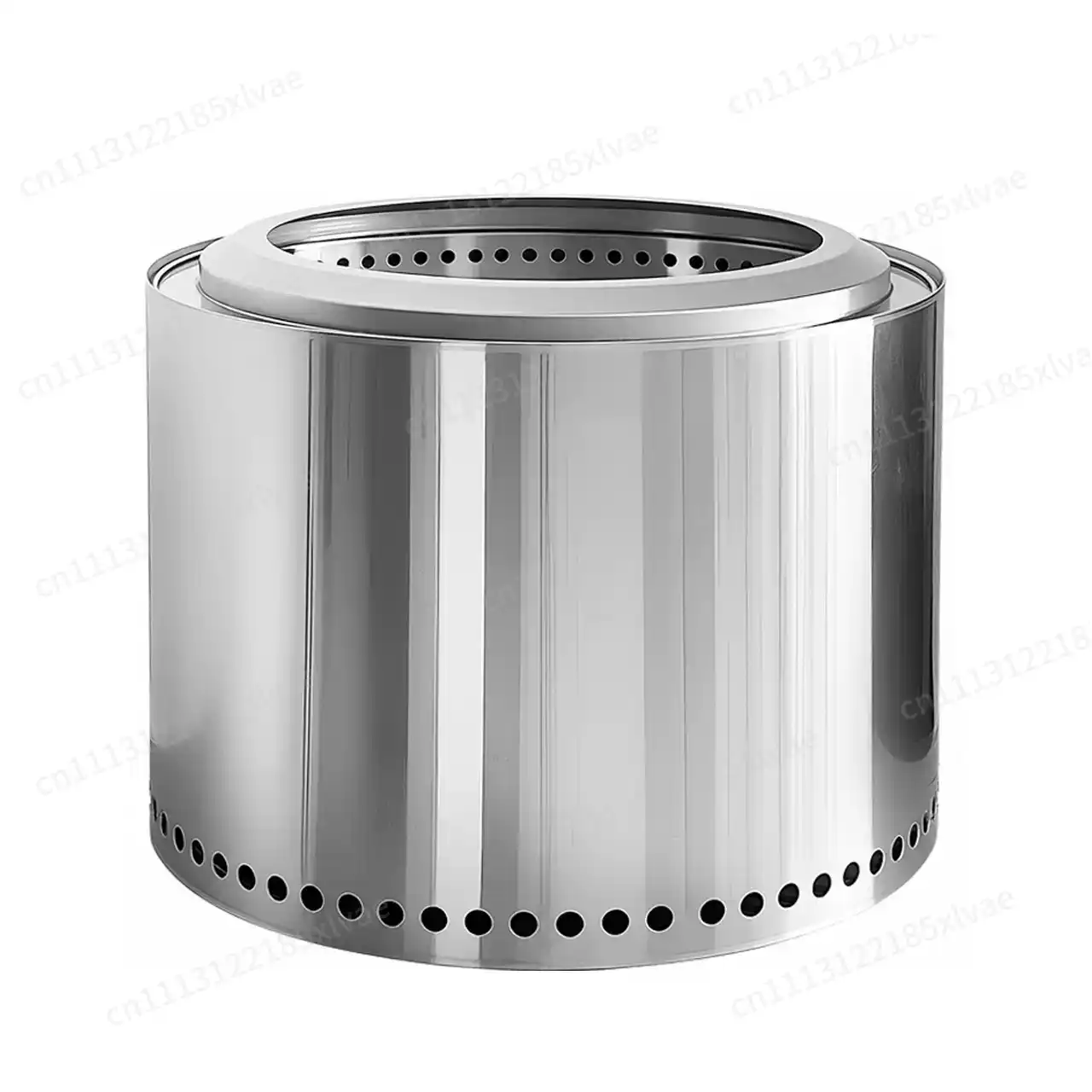 Large Stainless Steel Smokeles - Outdoor Camping Wood Burning Stove ulasan dan harga