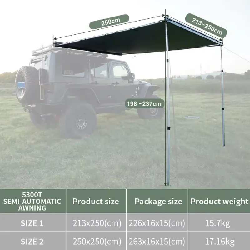 Awnlux 4x4 Retractable Offroad - Outdoor Camping ulasan dan harga