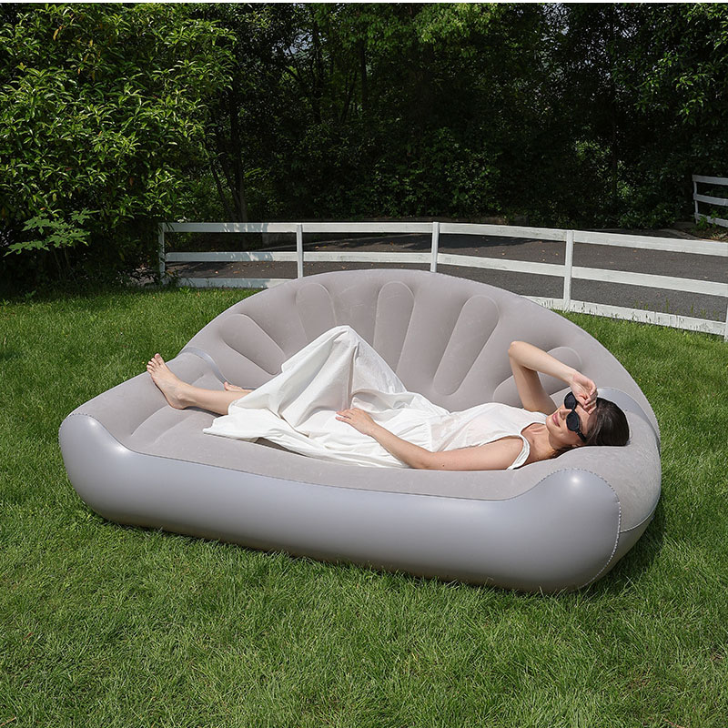 Fan Shaped Inflatable Sofa 2 P - Outdoor Camping Fan ulasan dan harga