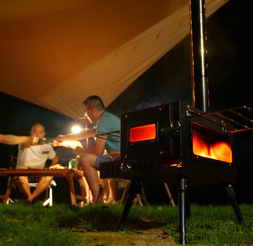 Portable Outdoor Camping Steel - Outdoor Camping Wood Burning Stove ulasan dan harga