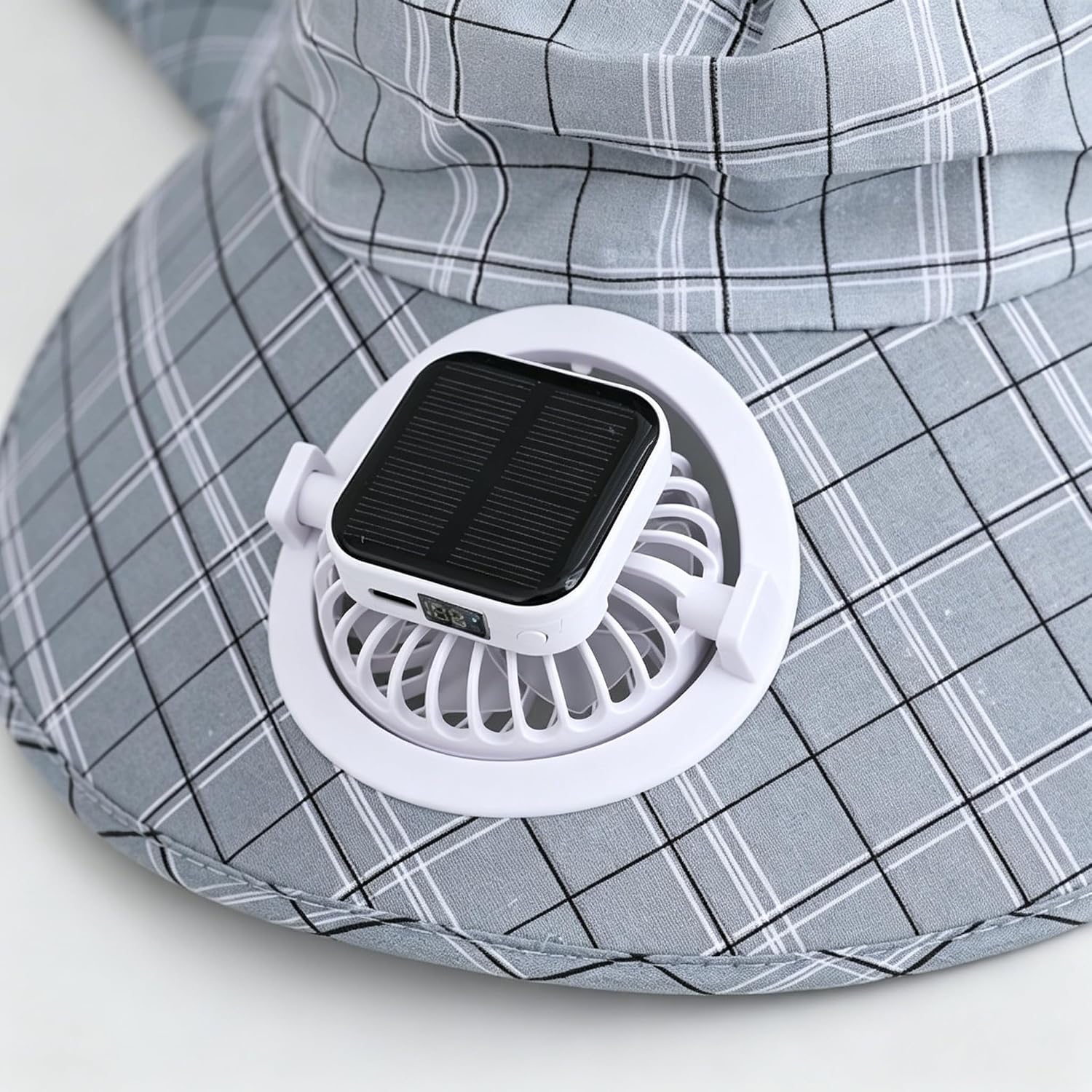 1PC Solar Power Neck Guard Fan - Outdoor Camping Fan ulasan dan harga
