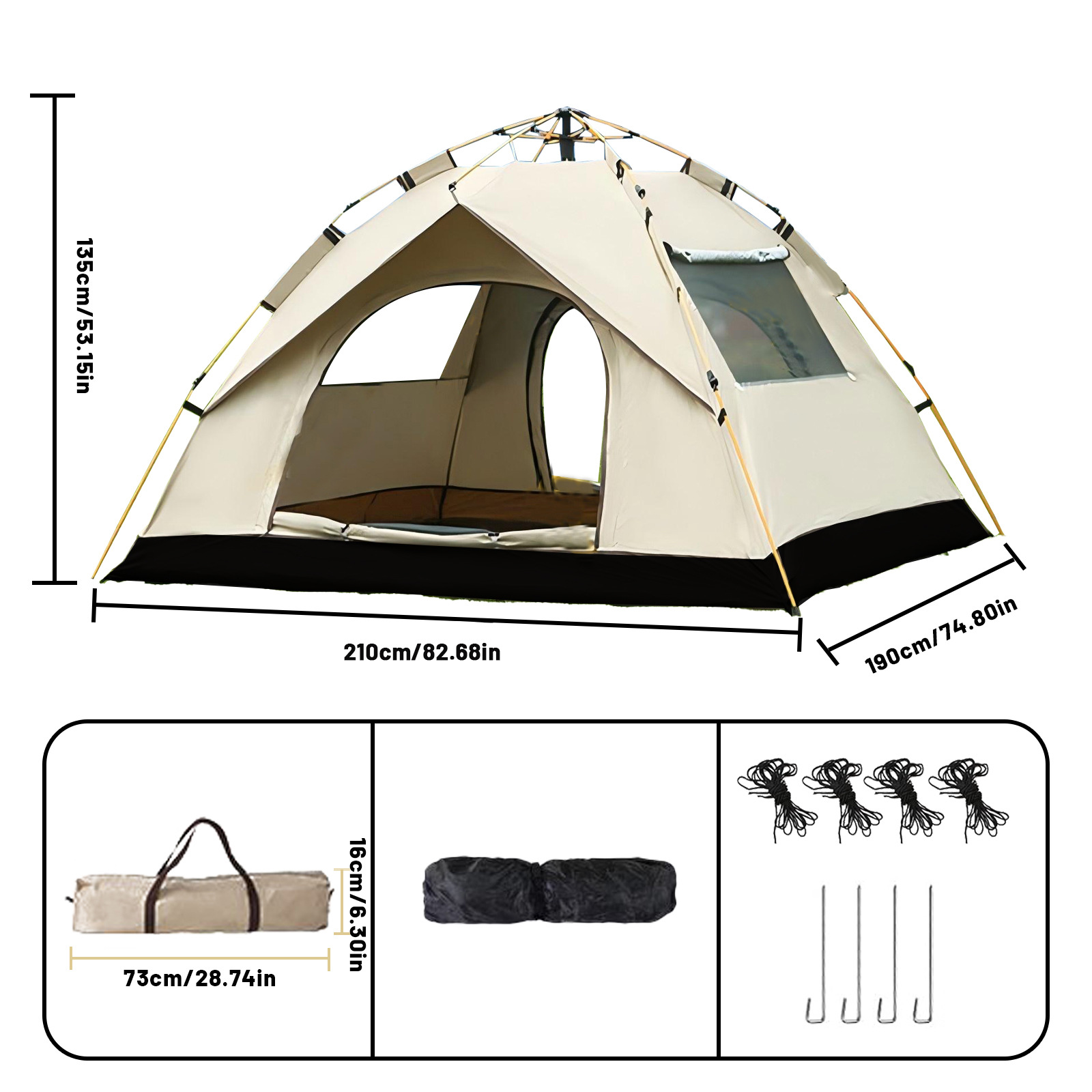 Outdoor automatic quick-openin - Outdoor Camping Automatic Quick Opening Tent ulasan dan harga