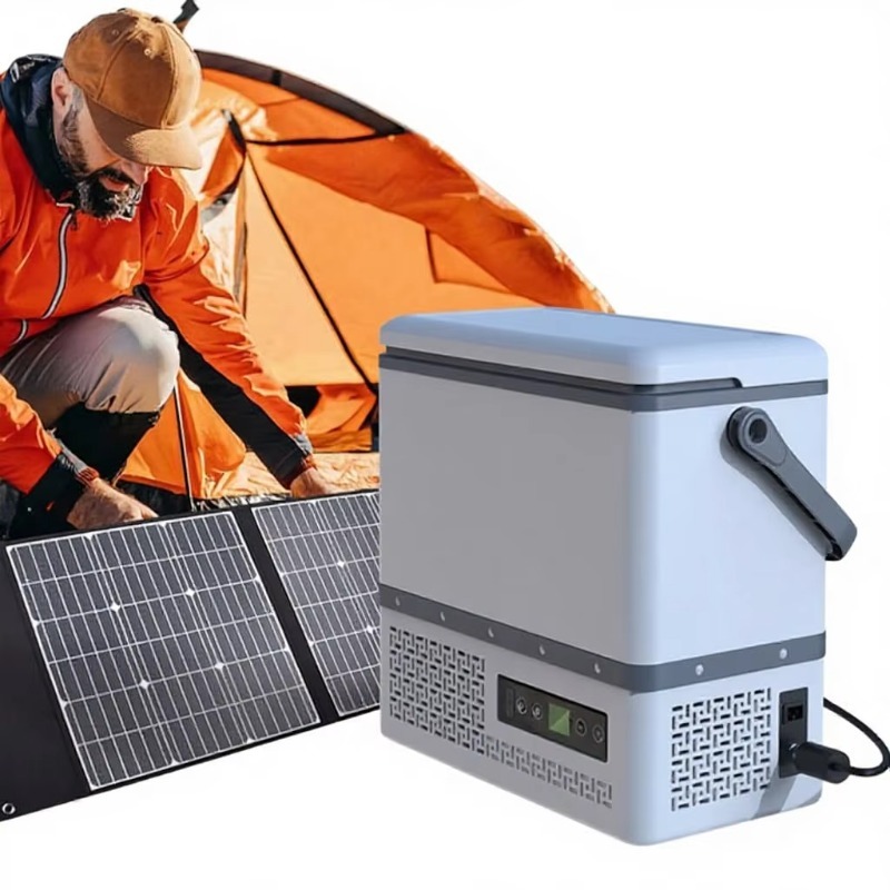 New Solar Powered Camping Outd - Outdoor Camping Fridge ulasan dan harga