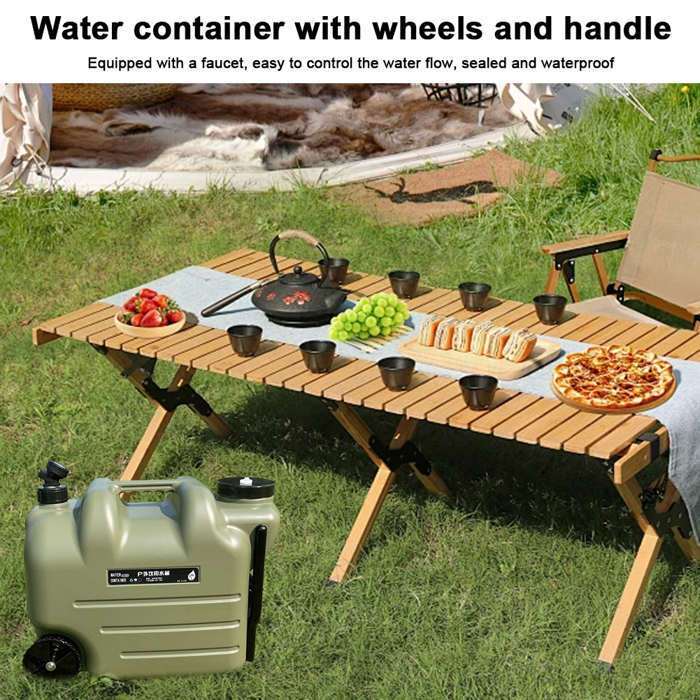 28L Camping Outdoor Bucket wit - Outdoor Camping Water Tank ulasan dan harga