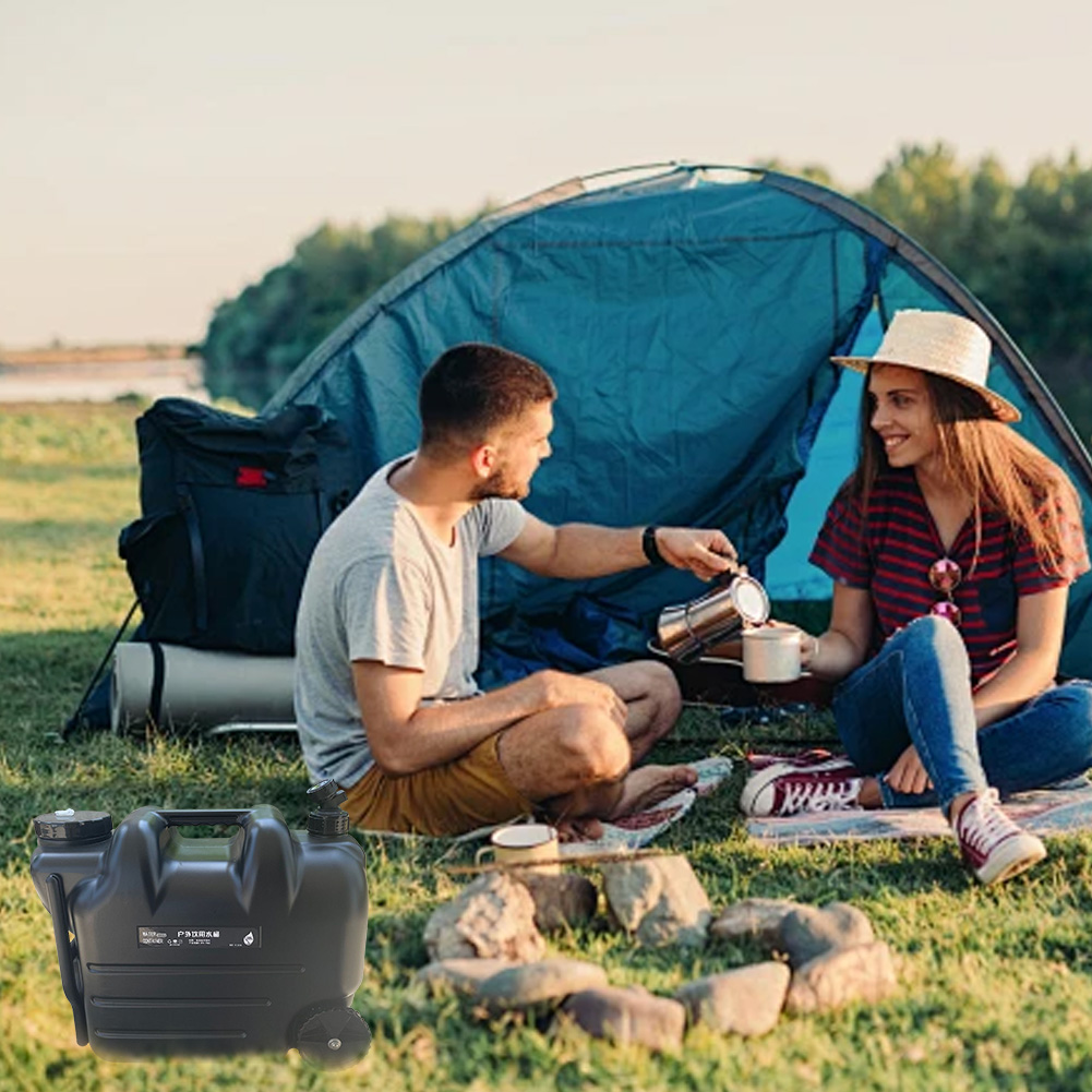 28L Camping Outdoor Bucket wit - Outdoor Camping Water Tank ulasan dan harga