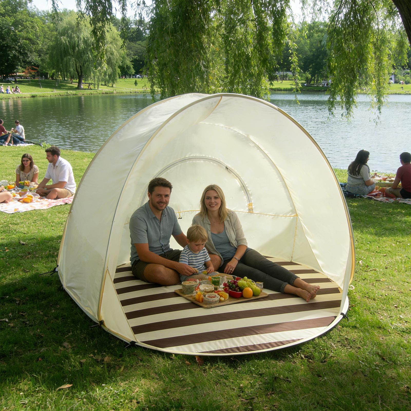 Portable Quick-opening Beach T - Outdoor Camping Automatic Quick Opening Tent ulasan dan harga