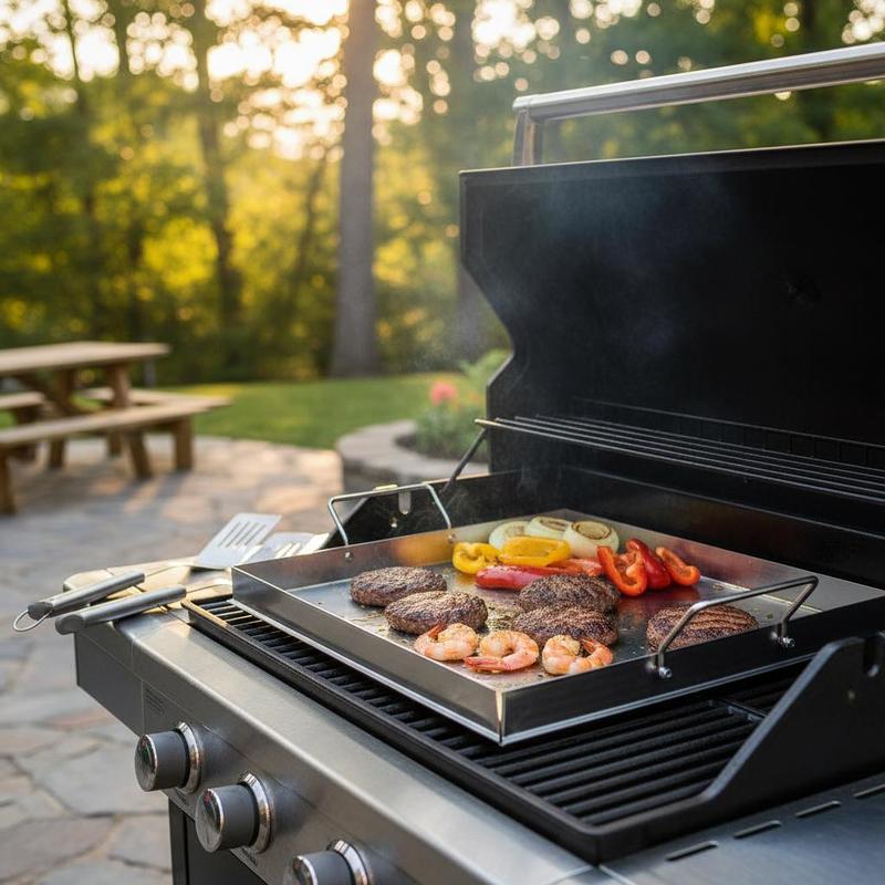 Universal Flat Top Griddle 18x - Outdoor Camping Kitchen ulasan dan harga