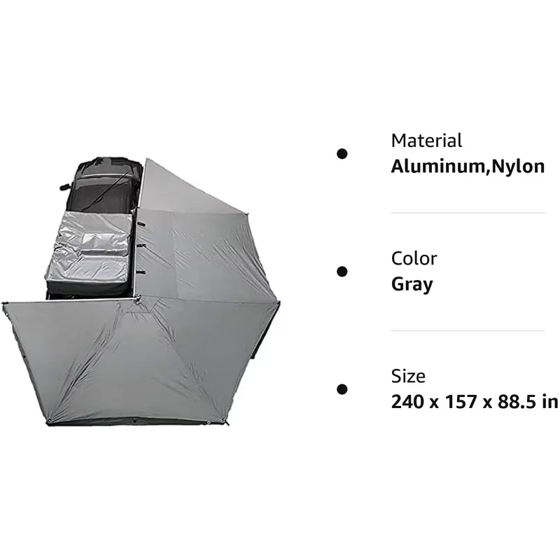 Awnlux 270 Degree Car Side Awn - Outdoor Camping ulasan dan harga