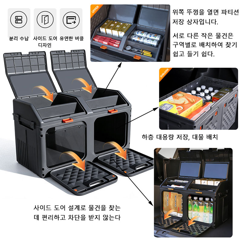 Upgraded Sloping Car Trunk Sto - Outdoor Camping Folding Storage Box ulasan dan harga