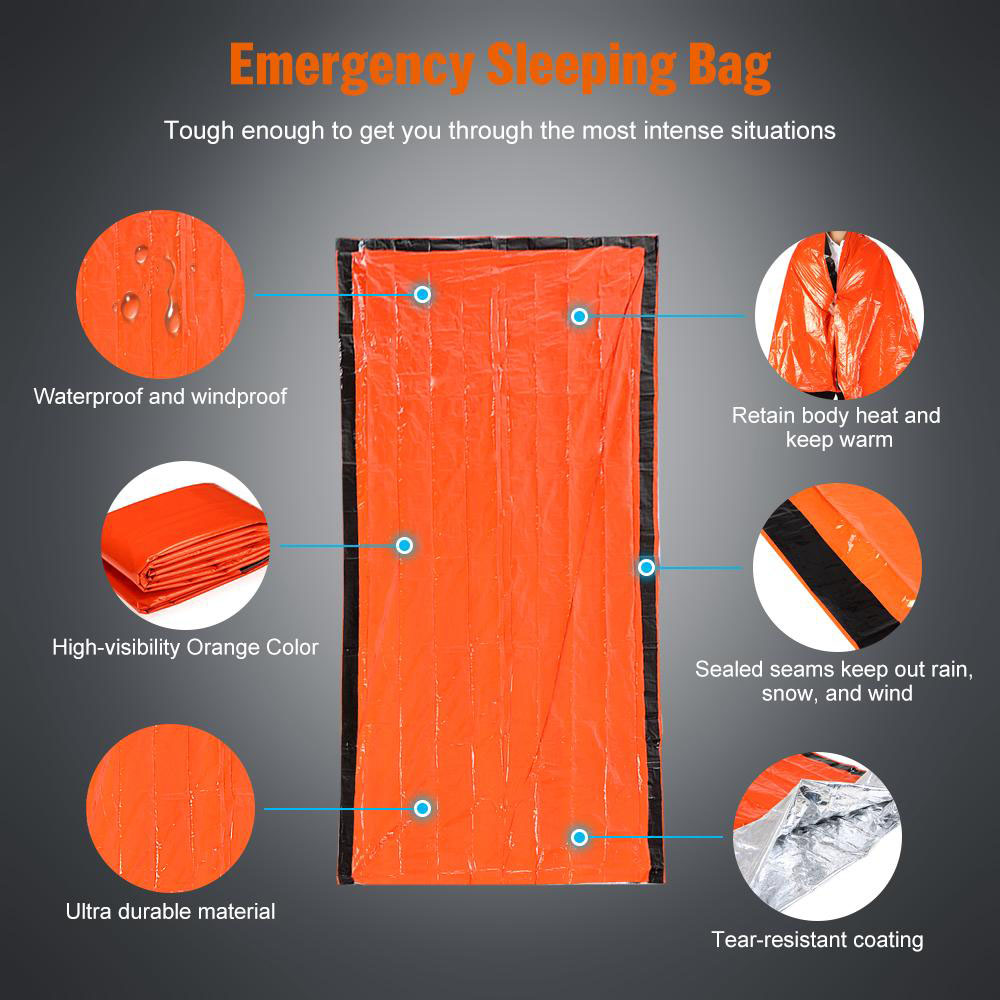 Waterproof Reusable Thermal My - Emergency Mylar Blanket ulasan dan harga