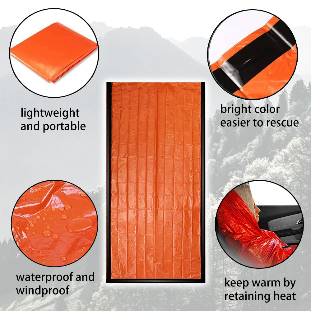 Waterproof Reusable Thermal My - Emergency Mylar Blanket ulasan dan harga