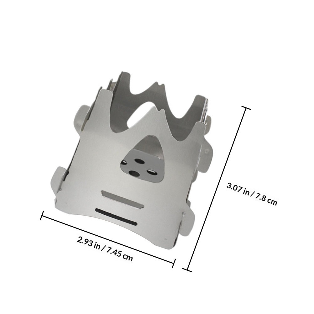 Portable Stainless Steel Wood  - Outdoor Camping Wood Burning Stove ulasan dan harga