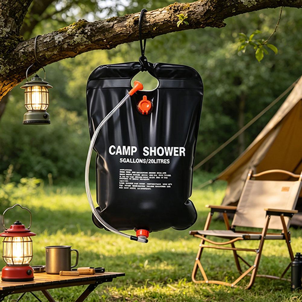 20L Portable Hanging Water Bag - Outdoor Camping Heater ulasan dan harga