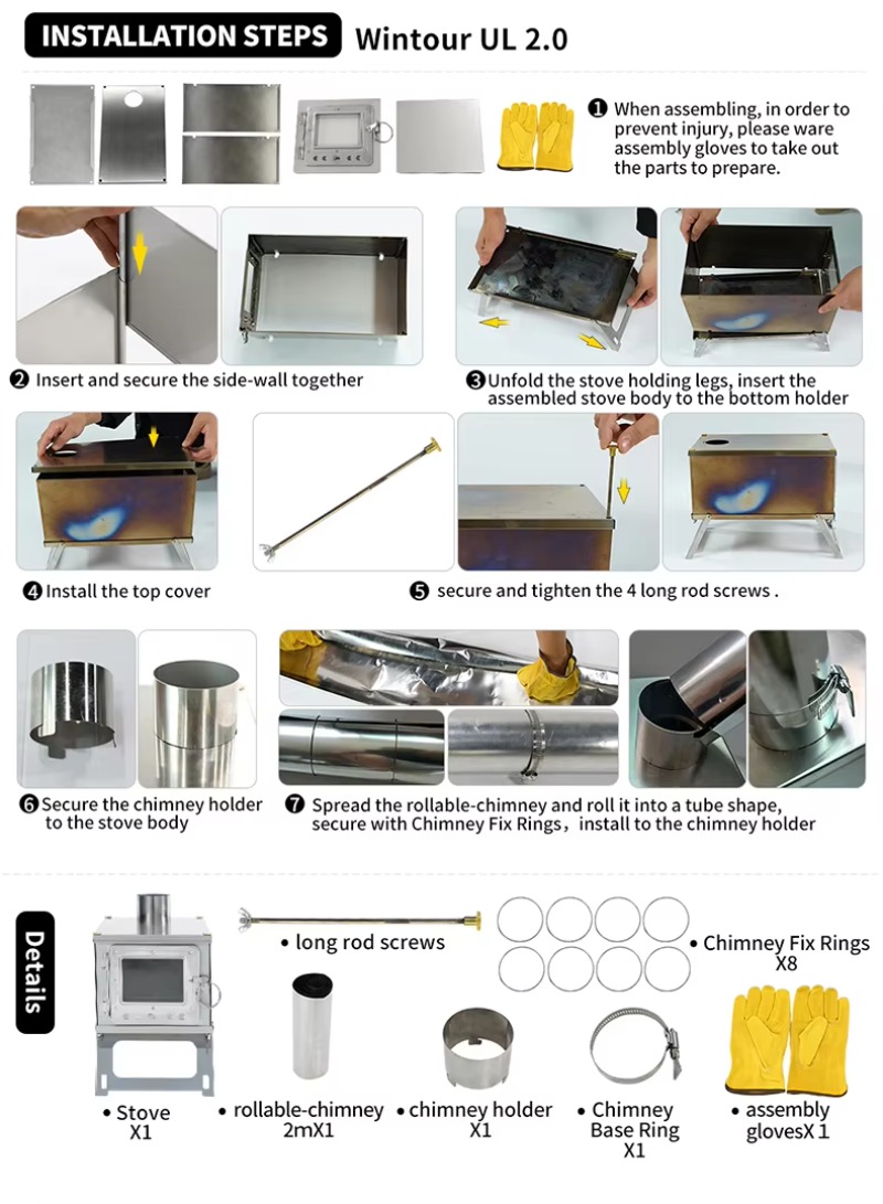 【Popular】DANCHEL S1 Foldable T - Outdoor Camping Stove ulasan dan harga