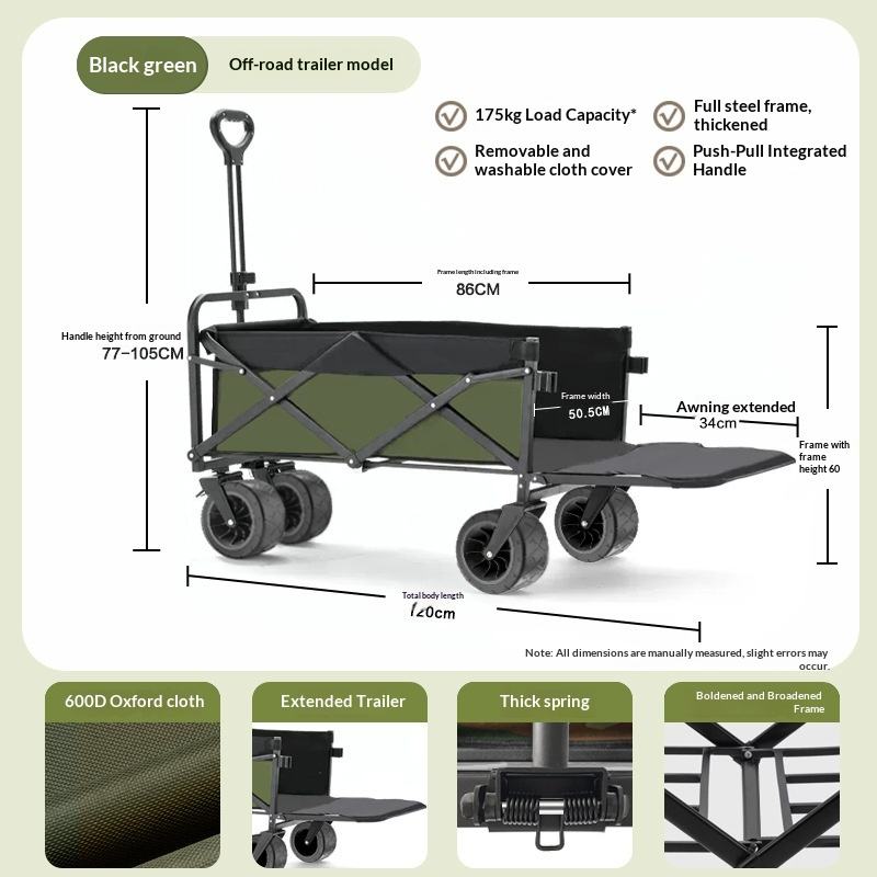 Factory Sale Four Wheel Platfo - Outdoor Camping Wagon ulasan dan harga