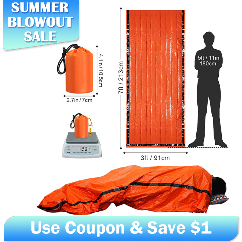 Emergency Mylar Sleeping Bag T - Emergency Mylar Blanket ulasan dan harga